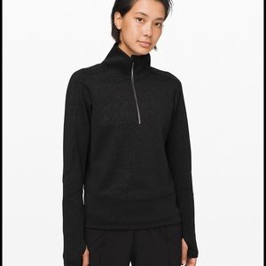 Lululemon Run to Reset half zip